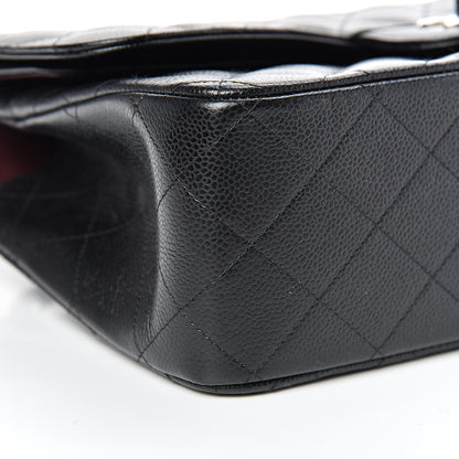 Chanel Caviar Quilted Jumbo Double Flap Black 8 of 14