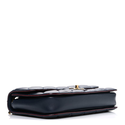 Chanel Lambskin Quilted Medium Perfect Edge Flap Navy 3 of 8