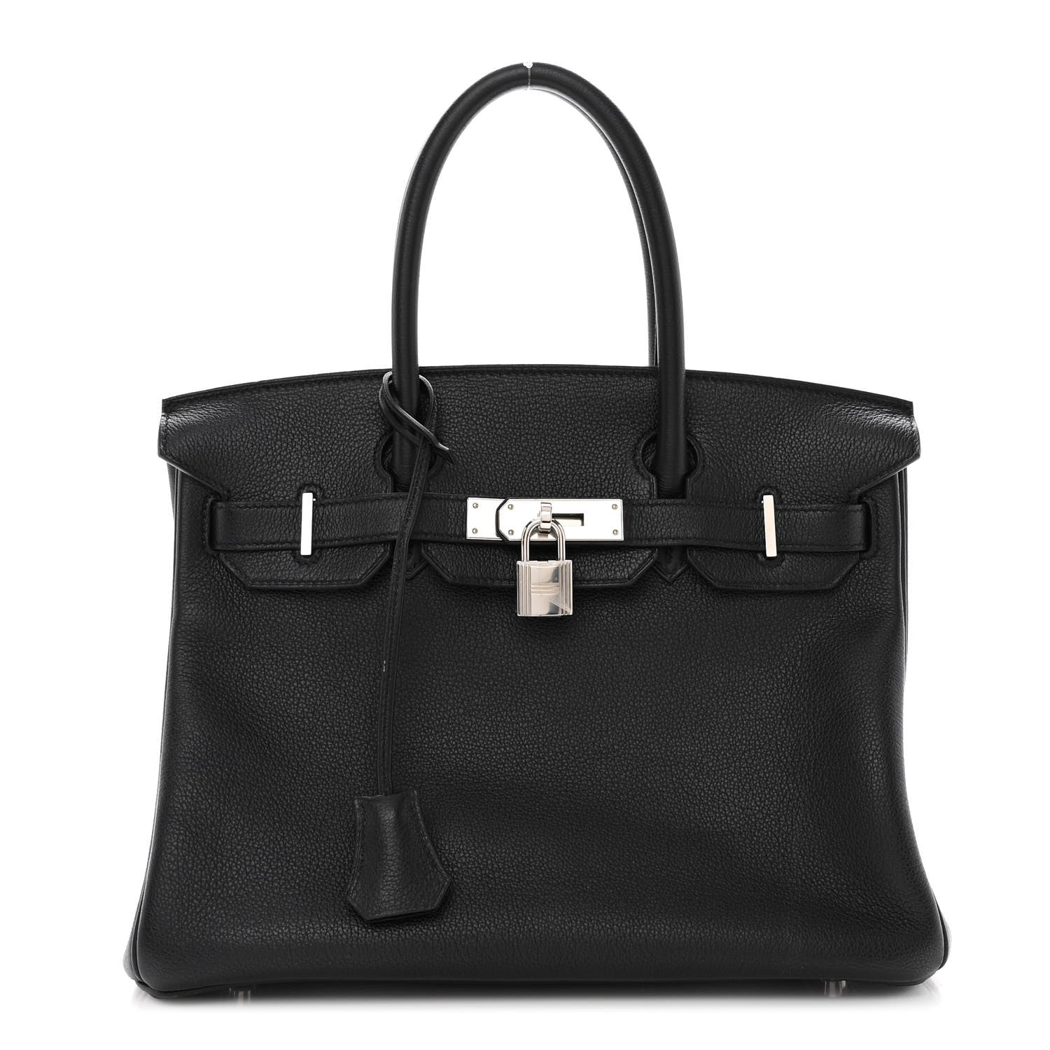 Hermes Taurillon Clemence Birkin 30 Black 1 of 12