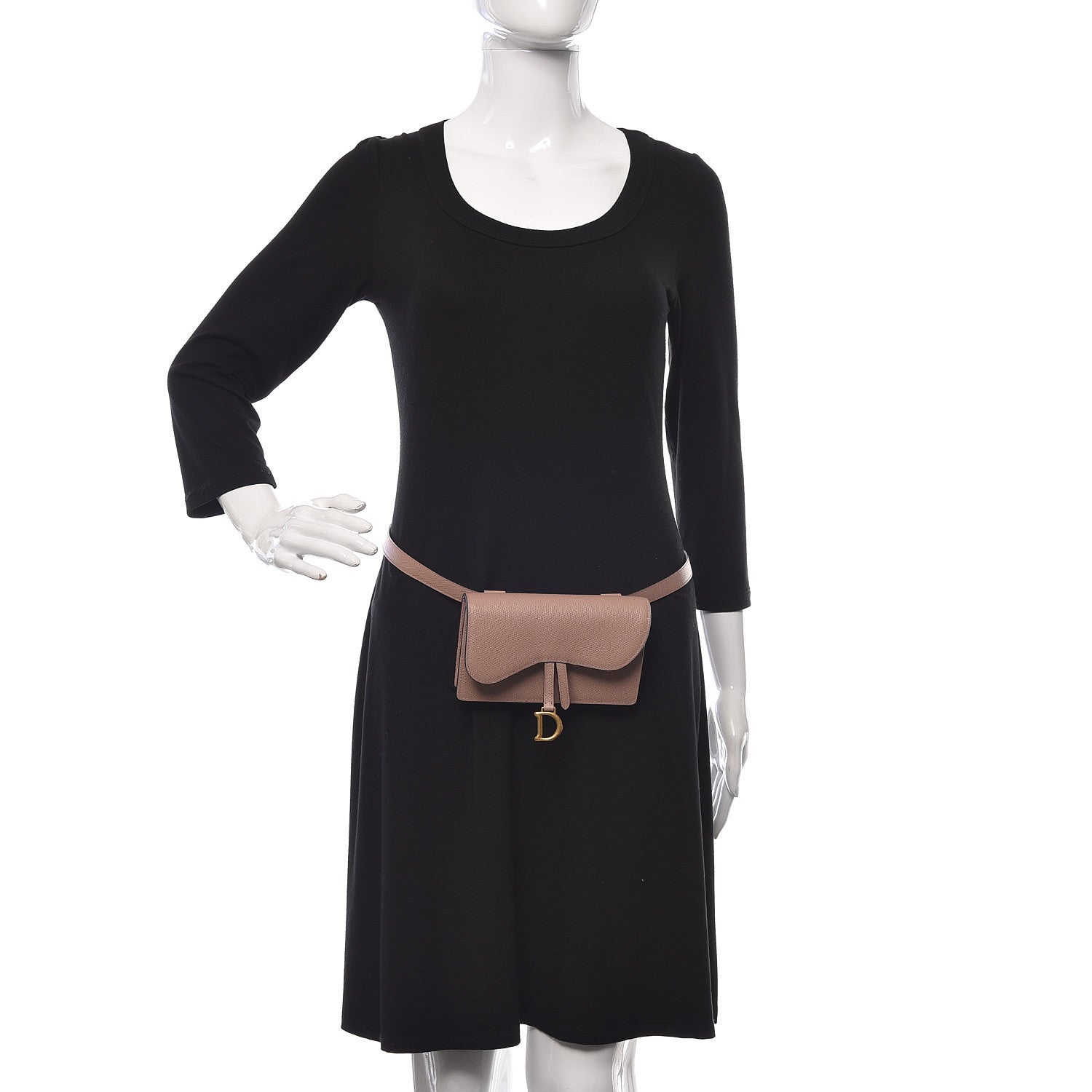 Christian Dior Grained Calfskin Saddle Belt Bag Fard 2 of 9