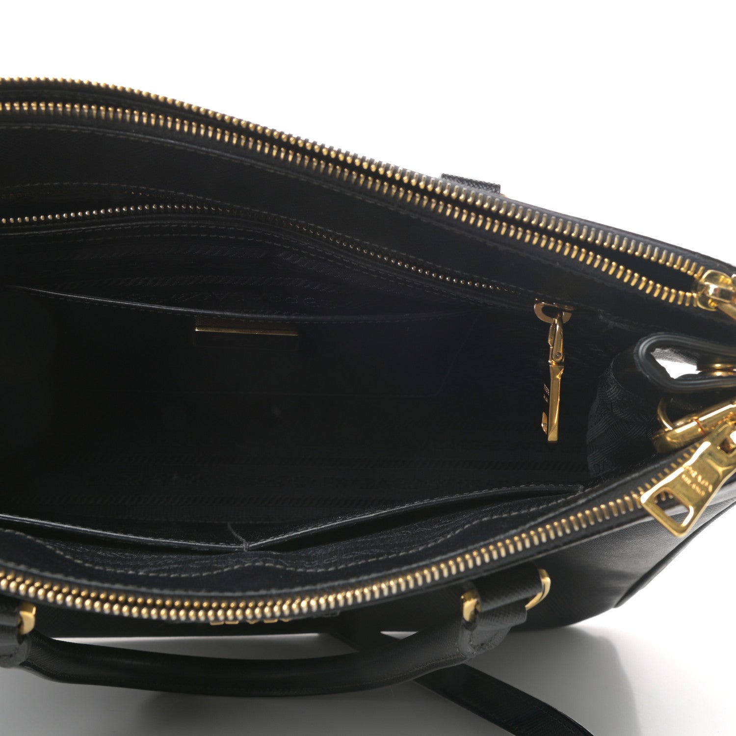 Prada Saffiano Large Galleria Double Zip Tote Black 5 of 8