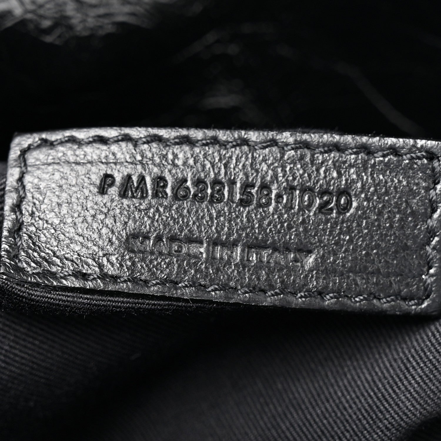 Saint Laurent Crinkled Calfskin Matelasse Monogram Medium Niki Chain Satchel Black 7 of 11