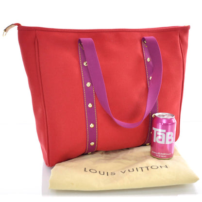 Louis Vuitton Antigua Cabas GM Red 3 of 10