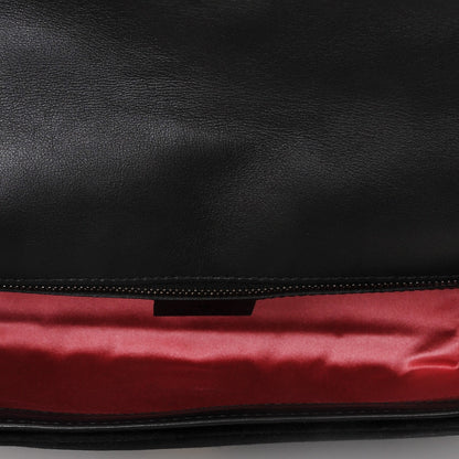 Gucci Velvet Matelasse Small GG Marmont Shoulder Bag Black 4 of 5