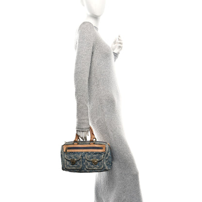 Louis Vuitton Monogram Denim Neo Speedy Blue 2 of 9