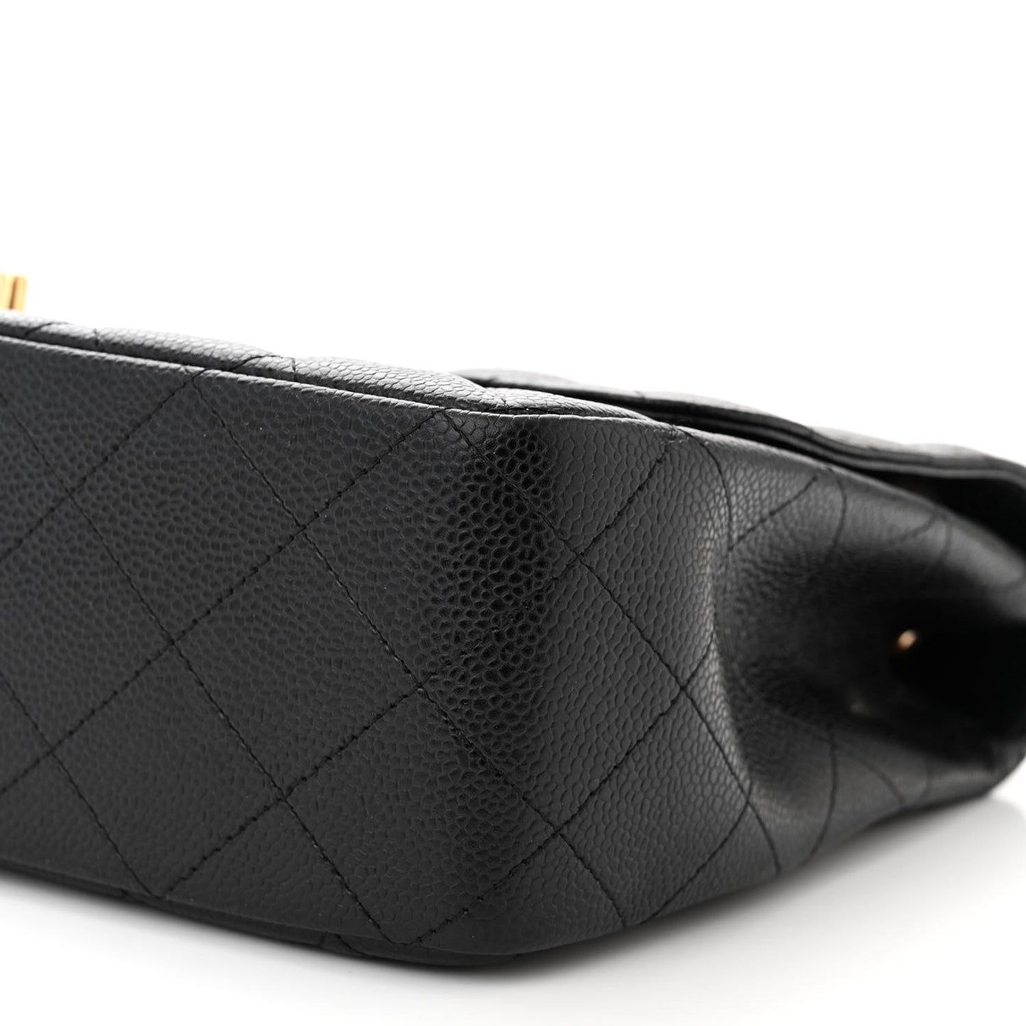 Caviar Quilted Jumbo Single Flap Black