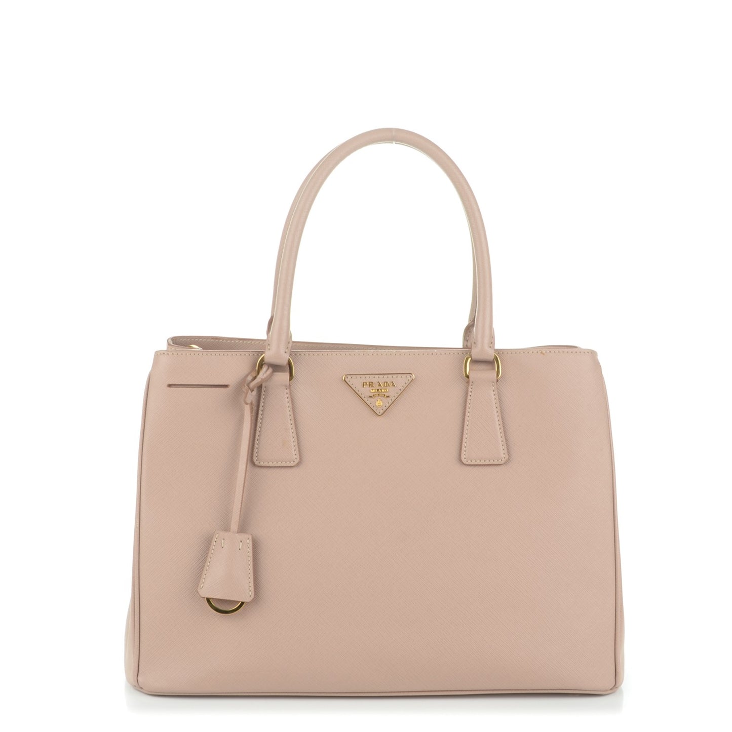 Saffiano Lux Medium Tote Cammeo