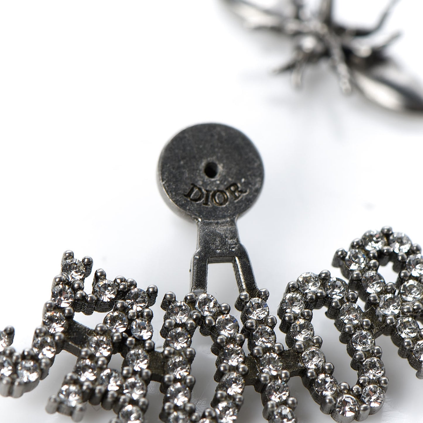 Palladium Crystal J'adior Earrings