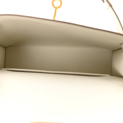Hermes Chevre Mysore Mini Kelly Sellier 20 Mushroom 5 of 11