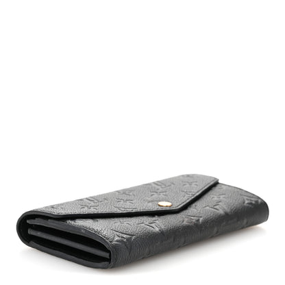 Louis Vuitton Empreinte Sarah Wallet NM Black 4 of 11