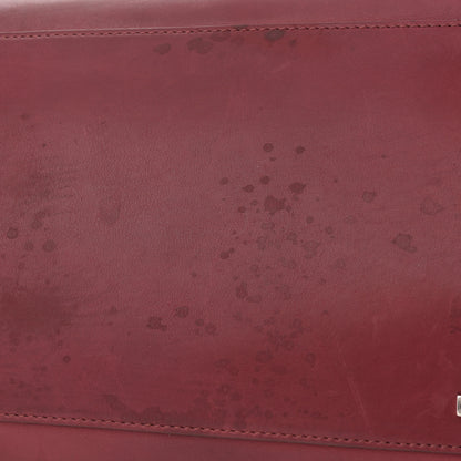 The Row Polished Saddle Calfskin Soft Margaux 15 Amaranto 15 of 15