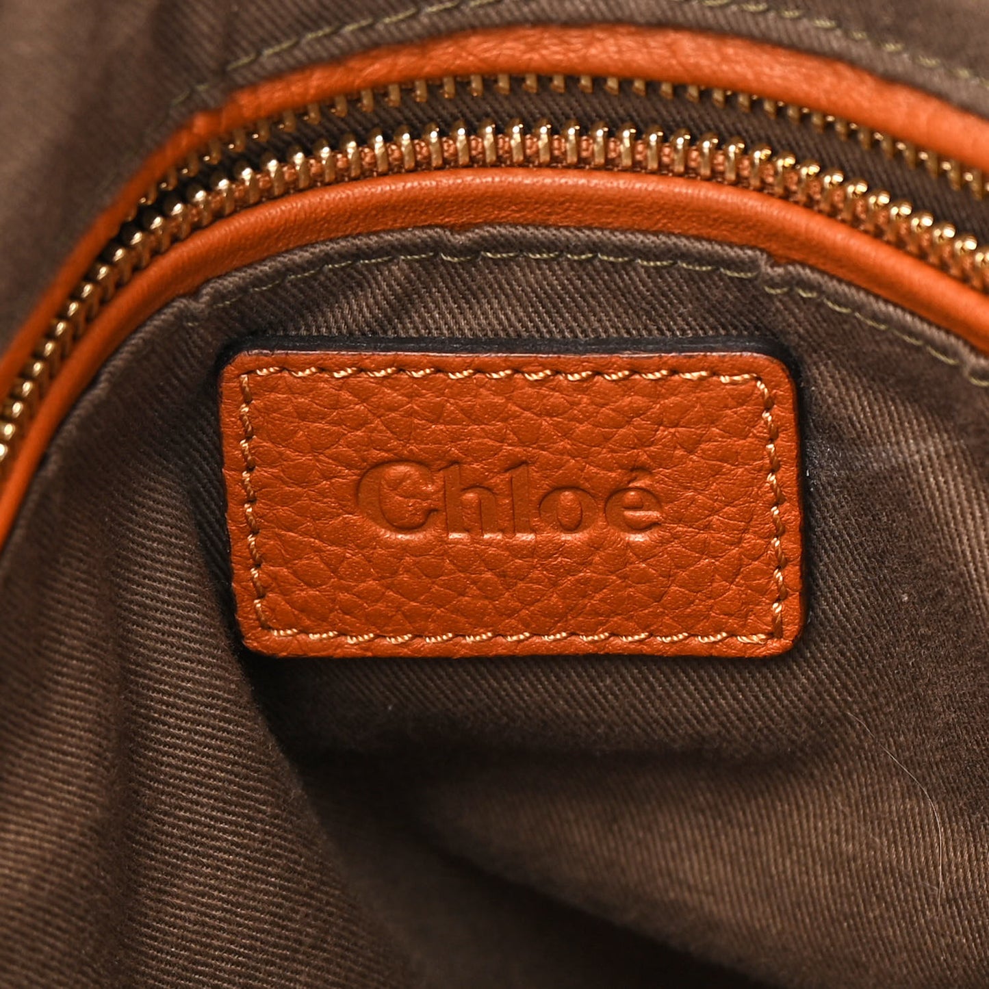Calfskin Large Marcie Satchel Tan