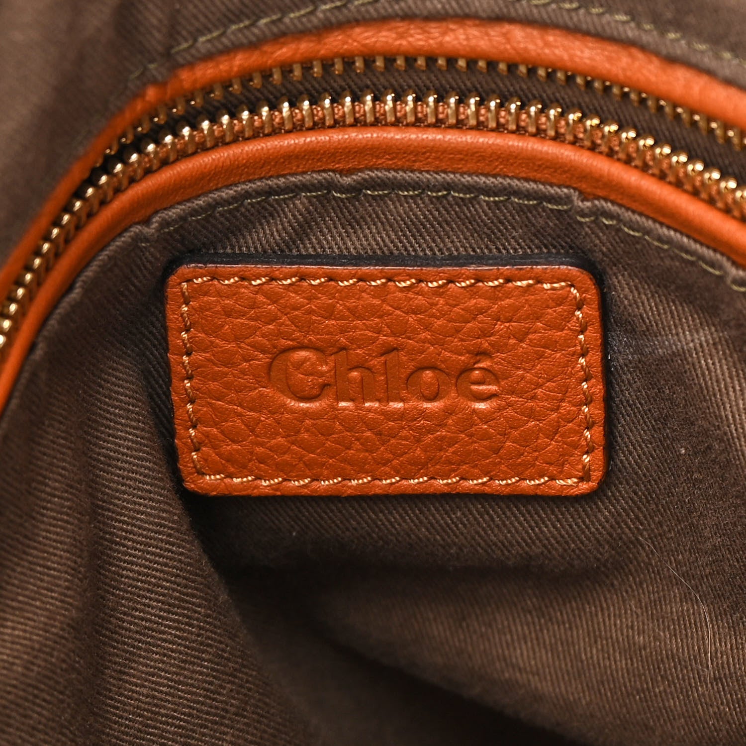 Chloe Calfskin Large Marcie Satchel Tan 6 of 18