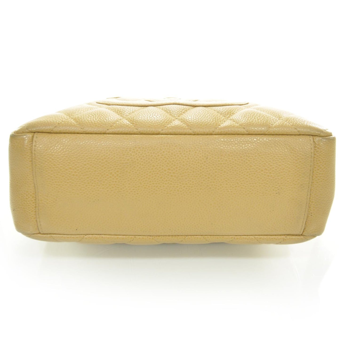 Caviar Petit Shopping Tote PST Beige