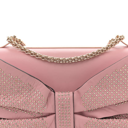 Valentino Garavani Nappa Bow Studded Shoulder Bag Pop Gardenia 8 of 10