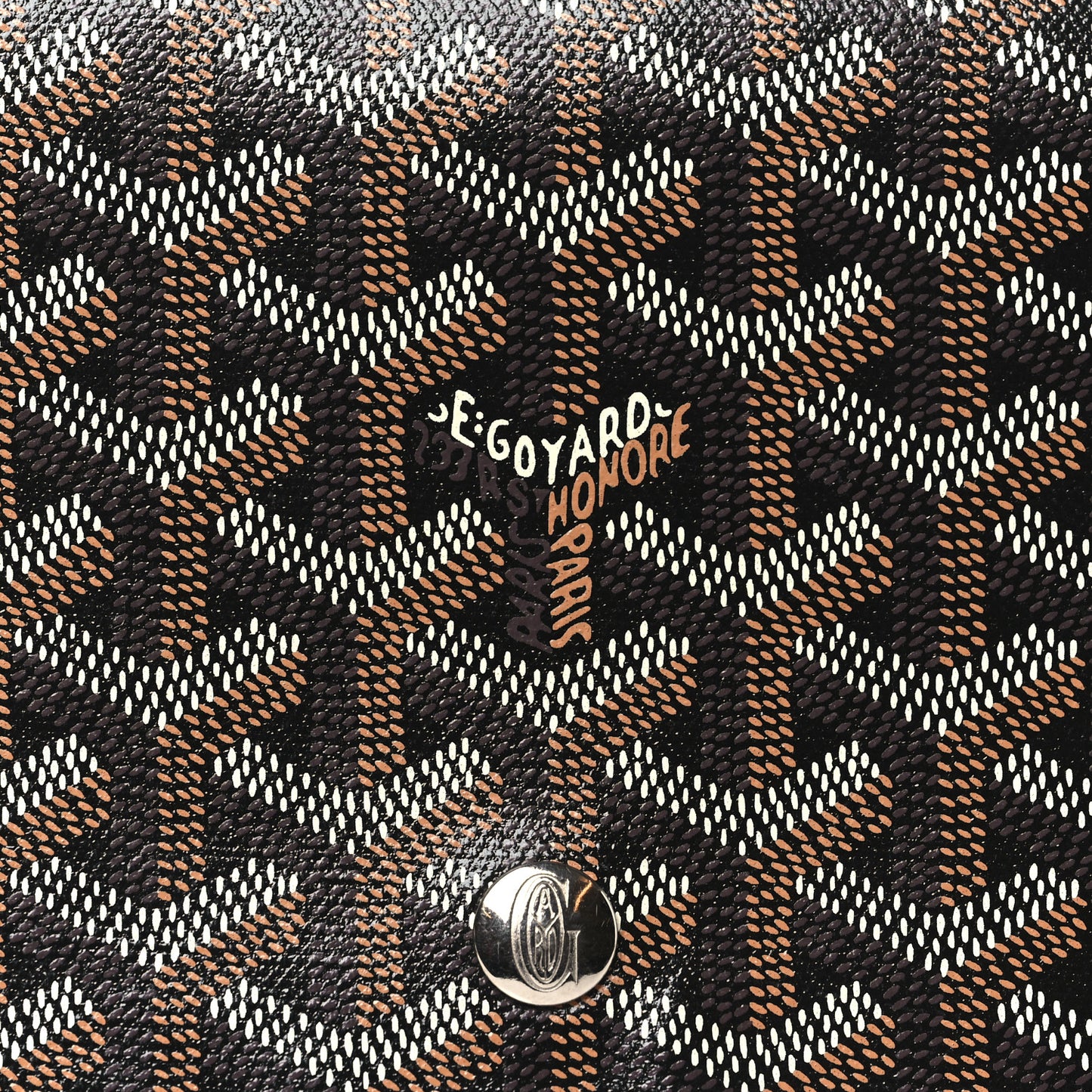 Goyardine Plumet Wallet Clutch Black