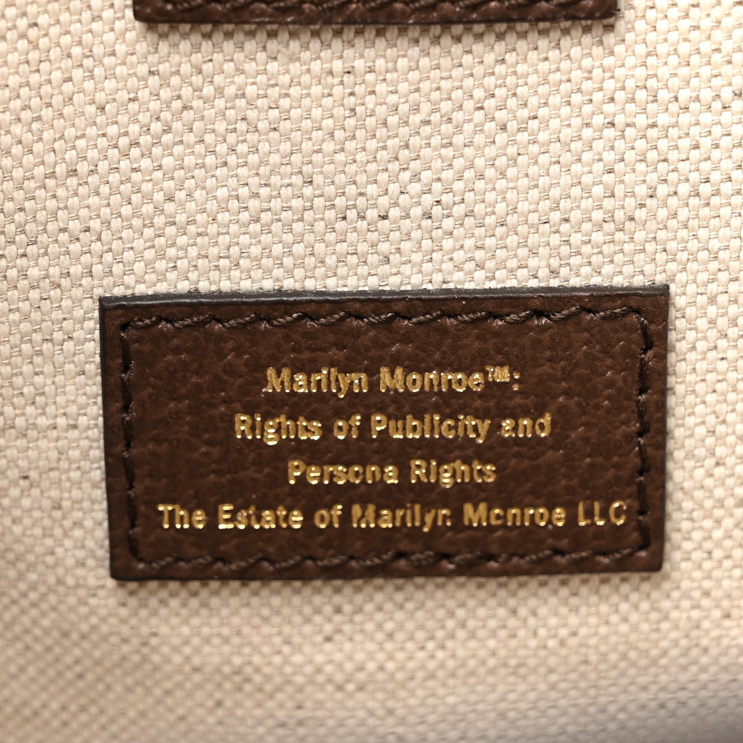 Gucci GG Supreme Monogram Cherry Marilyn Monoroe Tote Bag Beige Ebony New Acero Multicolor 8 of 13