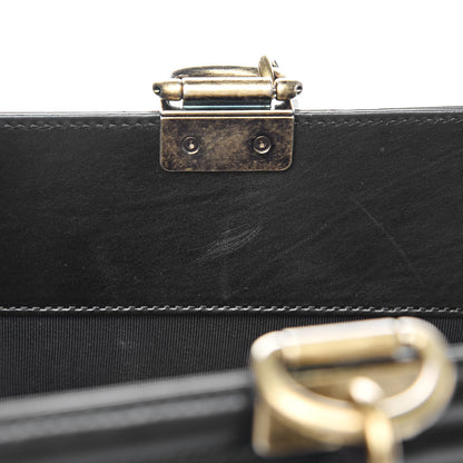 Chanel Glazed Calfskin Boy Tote Black 11 of 17