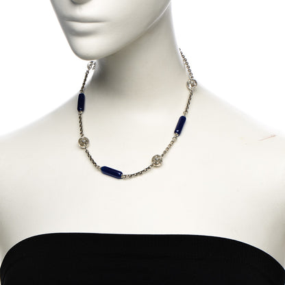Louis Vuitton Inclusion Chain Necklace Blue 2 of 4