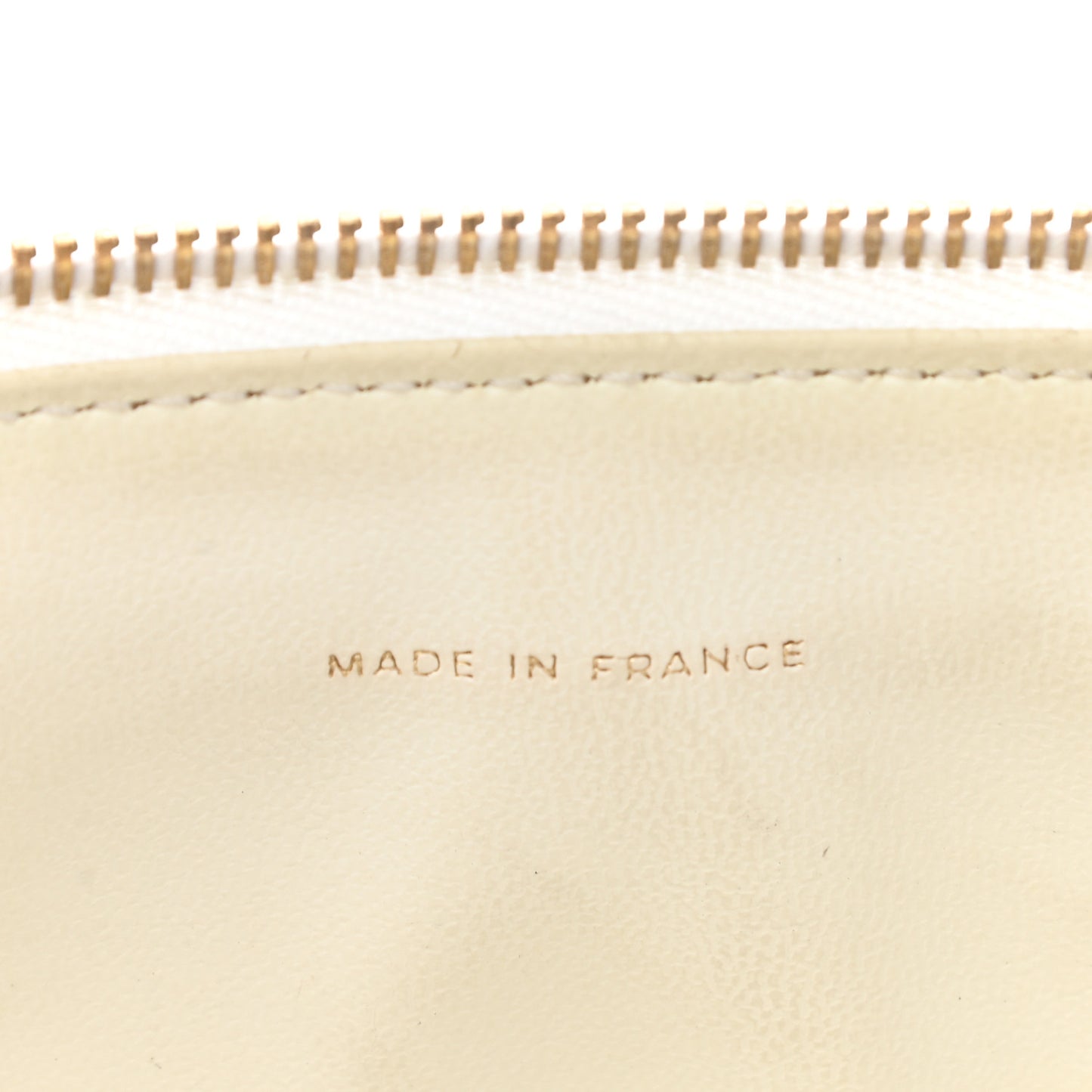 Caviar Cosmetic Vanity Bag White