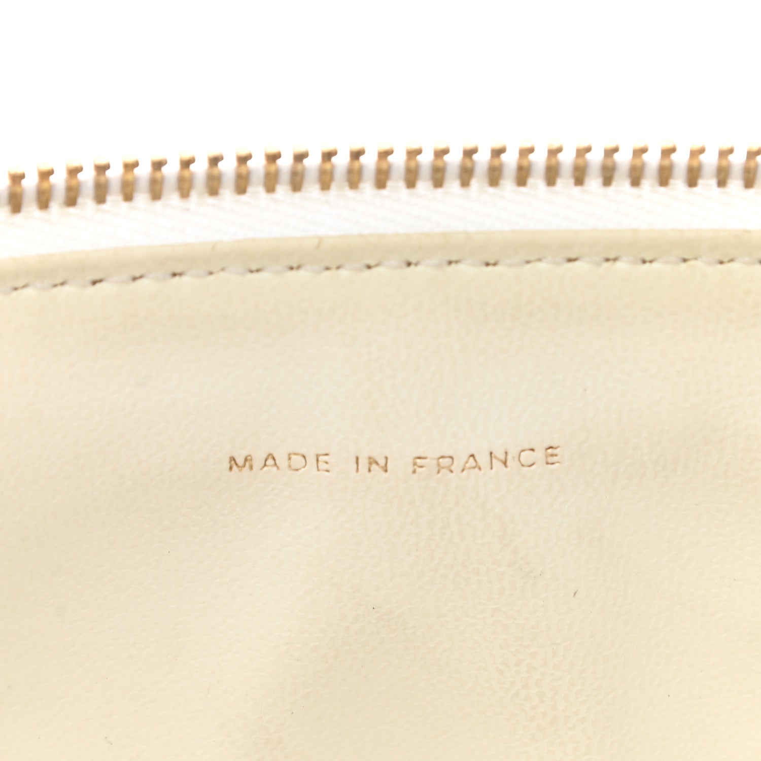 Chanel Caviar Cosmetic Vanity Bag White 10 of 11