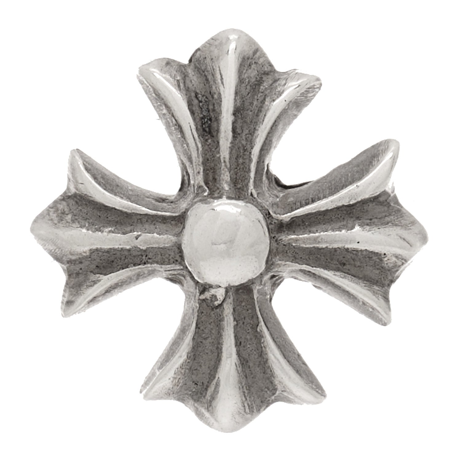 Chrome Hearts Sterling Silver CH Plus Single Stud Earring 1 of 4