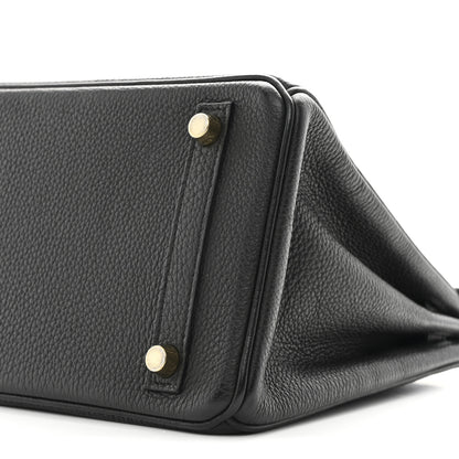 Hermes Togo Birkin 25 Black 10 of 11