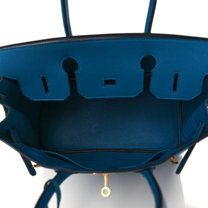 Hermes Epsom Birkin 30 Bleu Izmir 5 of 9