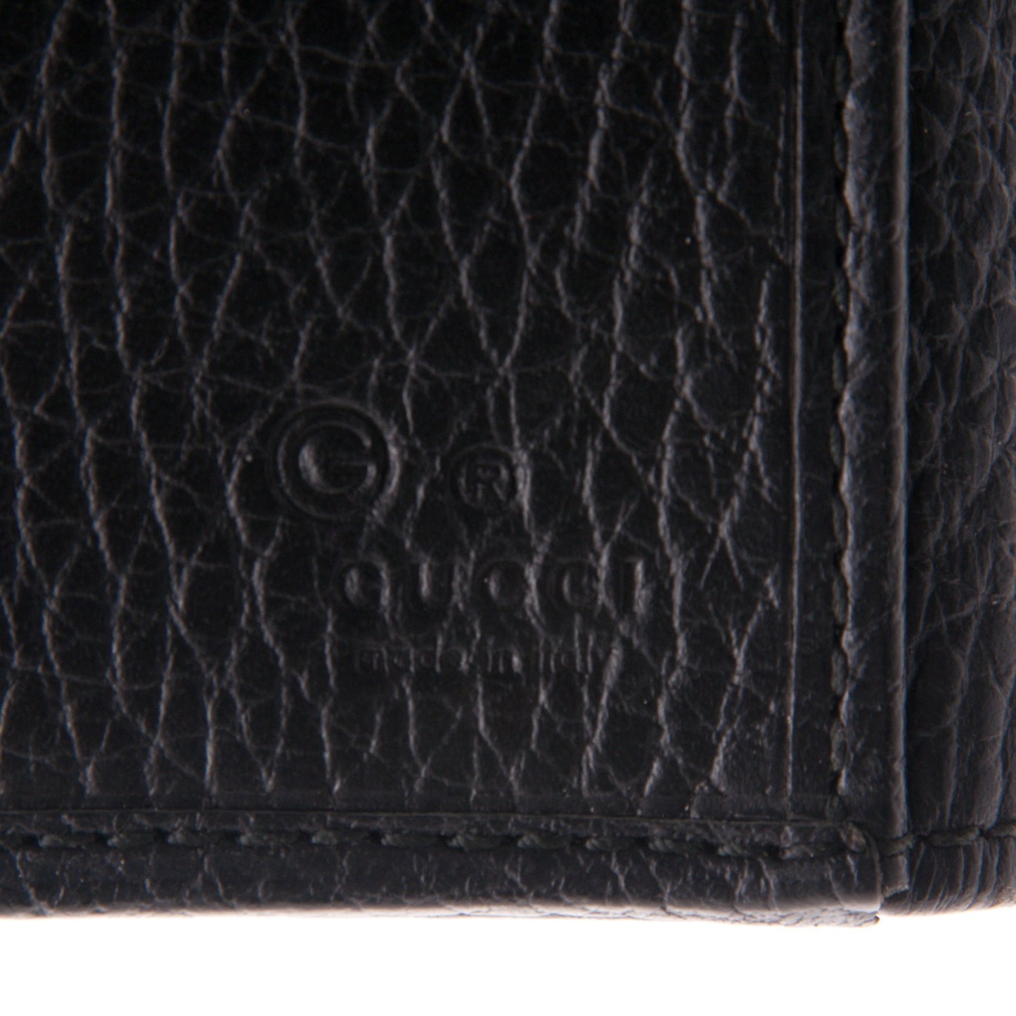 Calfskin Studded Soho Continental Wallet Black