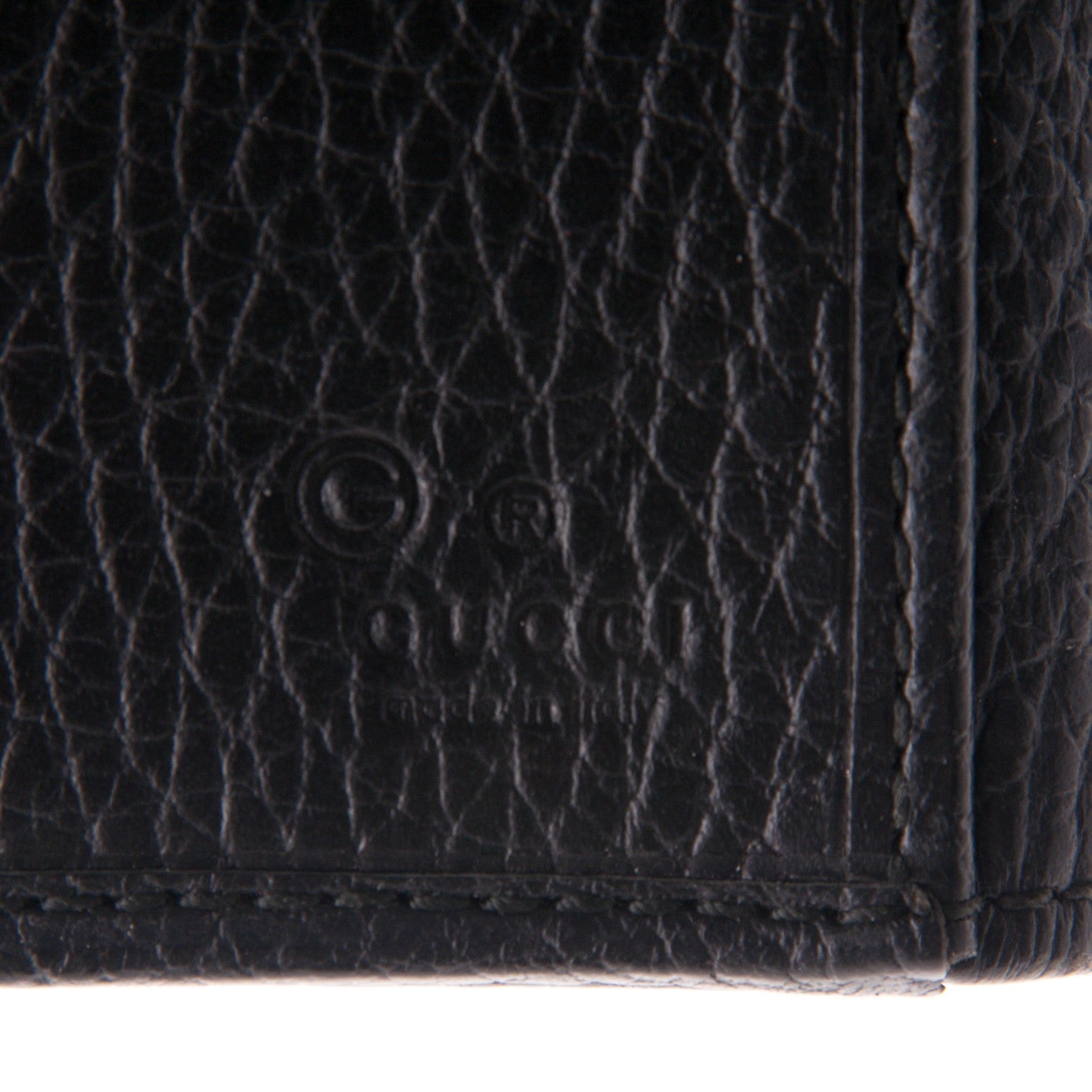 Gucci Calfskin Studded Soho Continental Wallet Black 6 of 9