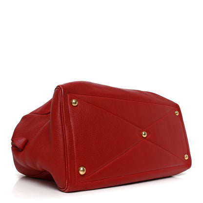 Hermes Taurillon Clemence Victoria 43 Rouge Vif 3 of 9