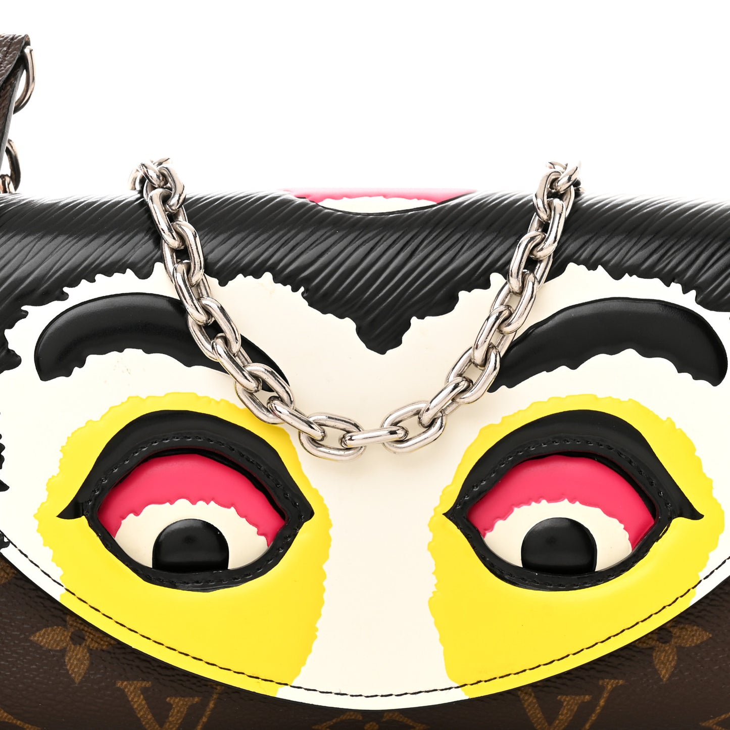 Monogram Kabuki Chain Wallet Black