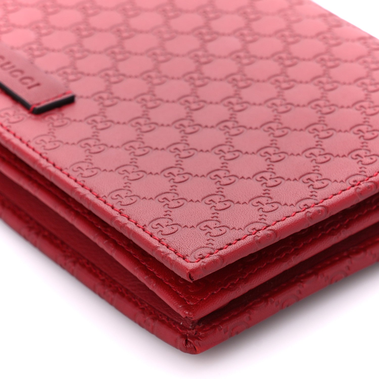 Gucci Microguccissima Crossbody Wallet Red 10 of 10