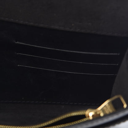 Louis Vuitton Calfskin Chain Louise GM Black 9 of 11