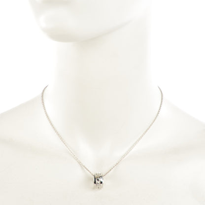 Bulgari 18K White Gold Parentesi Pendant Necklace 2 of 7