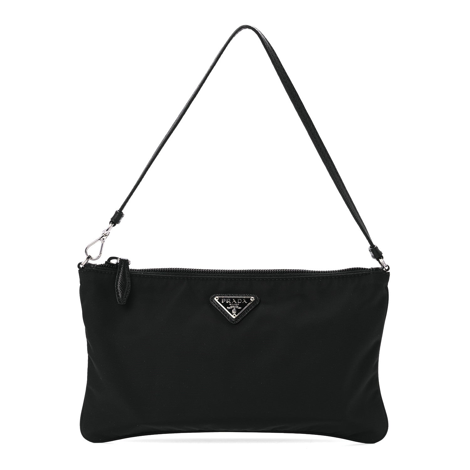 Prada Re-Nylon Vela Pouch Black 1 of 12