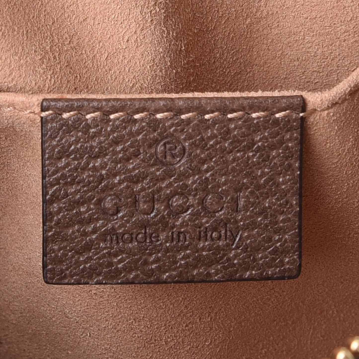 GG Supreme Monogram Web Mini Ophidia Shoulder Bag Brown