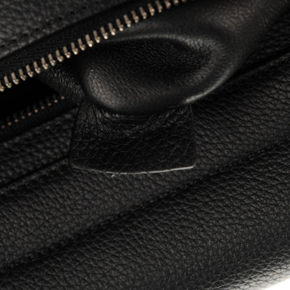 Celine Drummed Calfskin Suede Medium Trapeze Black 7 of 7