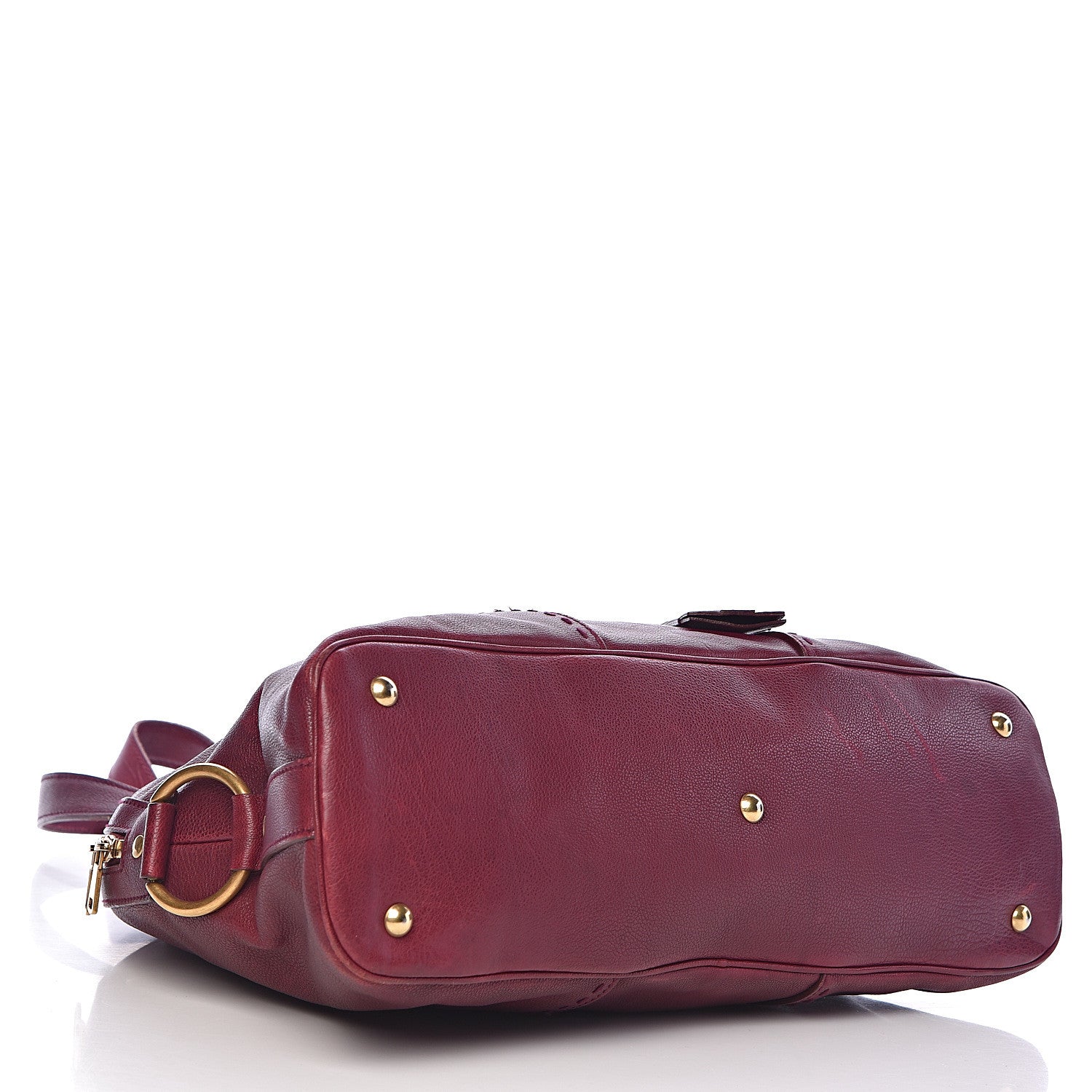 Saint Laurent Calfskin Large Muse Magenta 4 of 15
