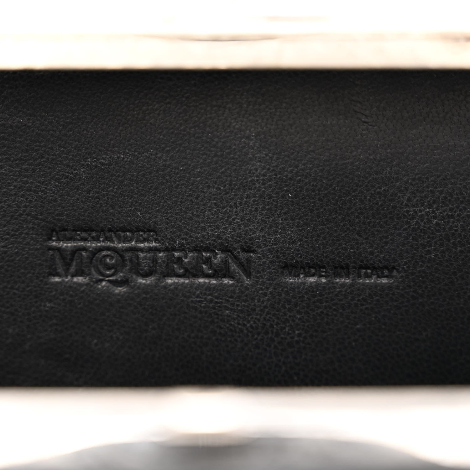 Alexander McQueen Nappa Triangle Studded Knucklebox Clutch Black 5 of 10