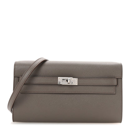 Hermes Epsom Kelly To Go Wallet Etain 1 of 10
