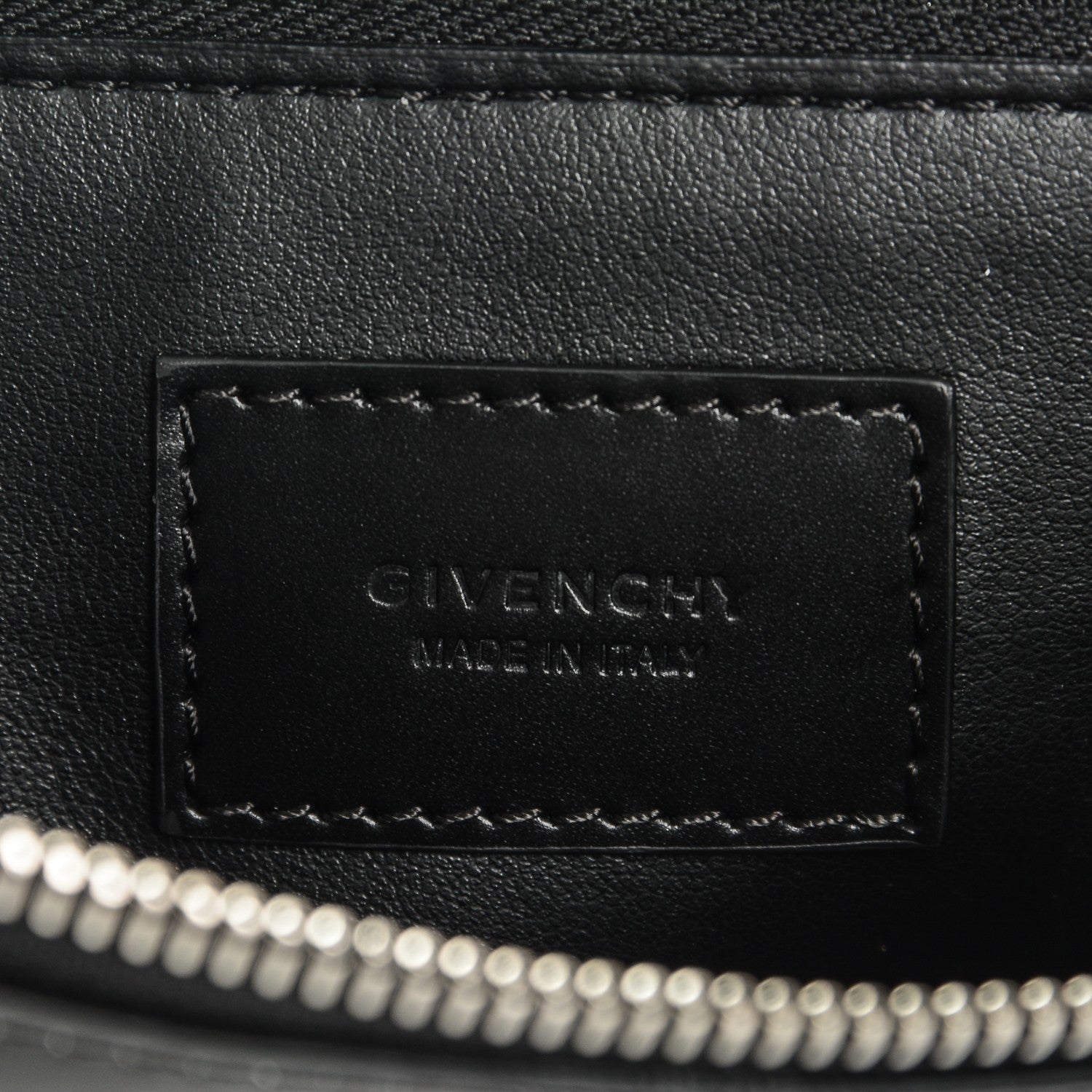 Givenchy Calfskin Medium Real Eyes Pouch Black 6 of 6