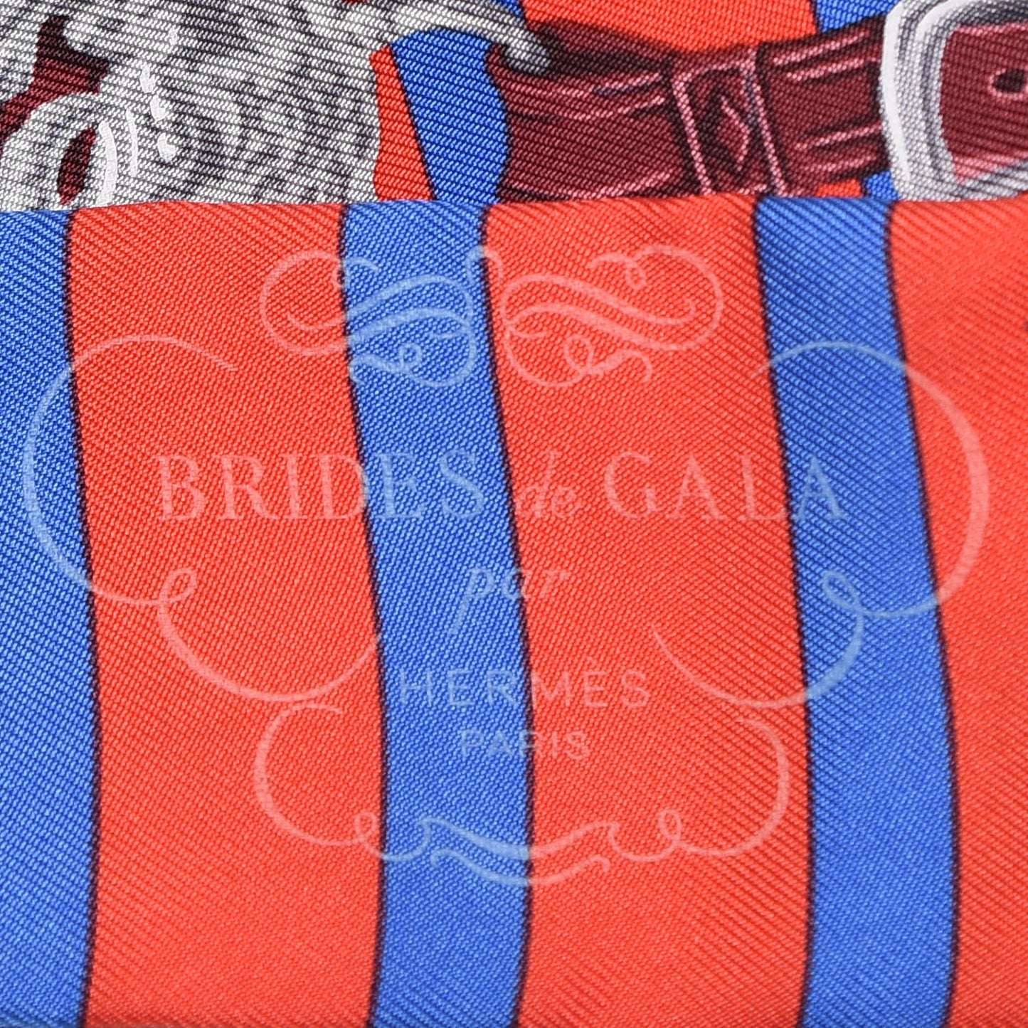 Silk Brides De Gala Bayaderes Twilly Rouge Bleu Roy Acajou