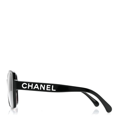 Chanel Acetate Square Sunglasses 5408-A Black 3 of 8