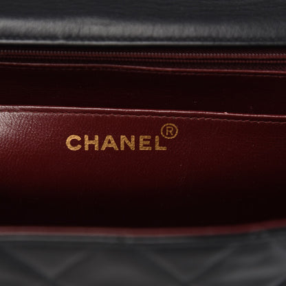 Chanel Lambskin Quilted XL Jumbo Single Flap Black 6 of 16
