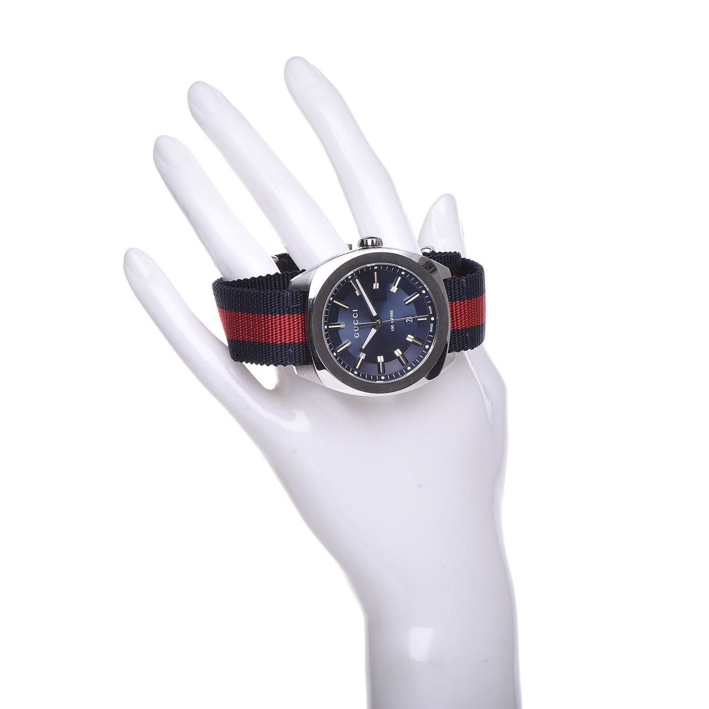 Stainless Steel Nylon 41mm GG2570 Quartz Watch Blue