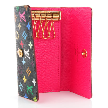 Louis Vuitton Monogram Multicolor Multicles 4 Key Holder Black Grenade 7 of 7