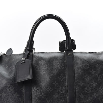 Louis Vuitton Monogram Eclipse Keepall Bandouliere 55 10 of 10
