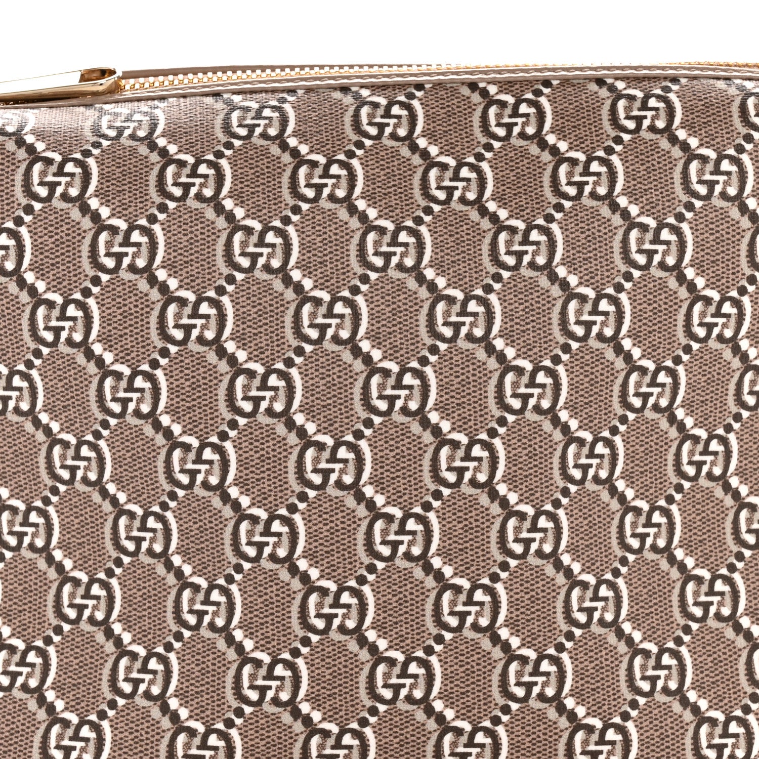Gucci GG Shadow Monogram Super Mini Ophidia Shoulder Bag Taupe