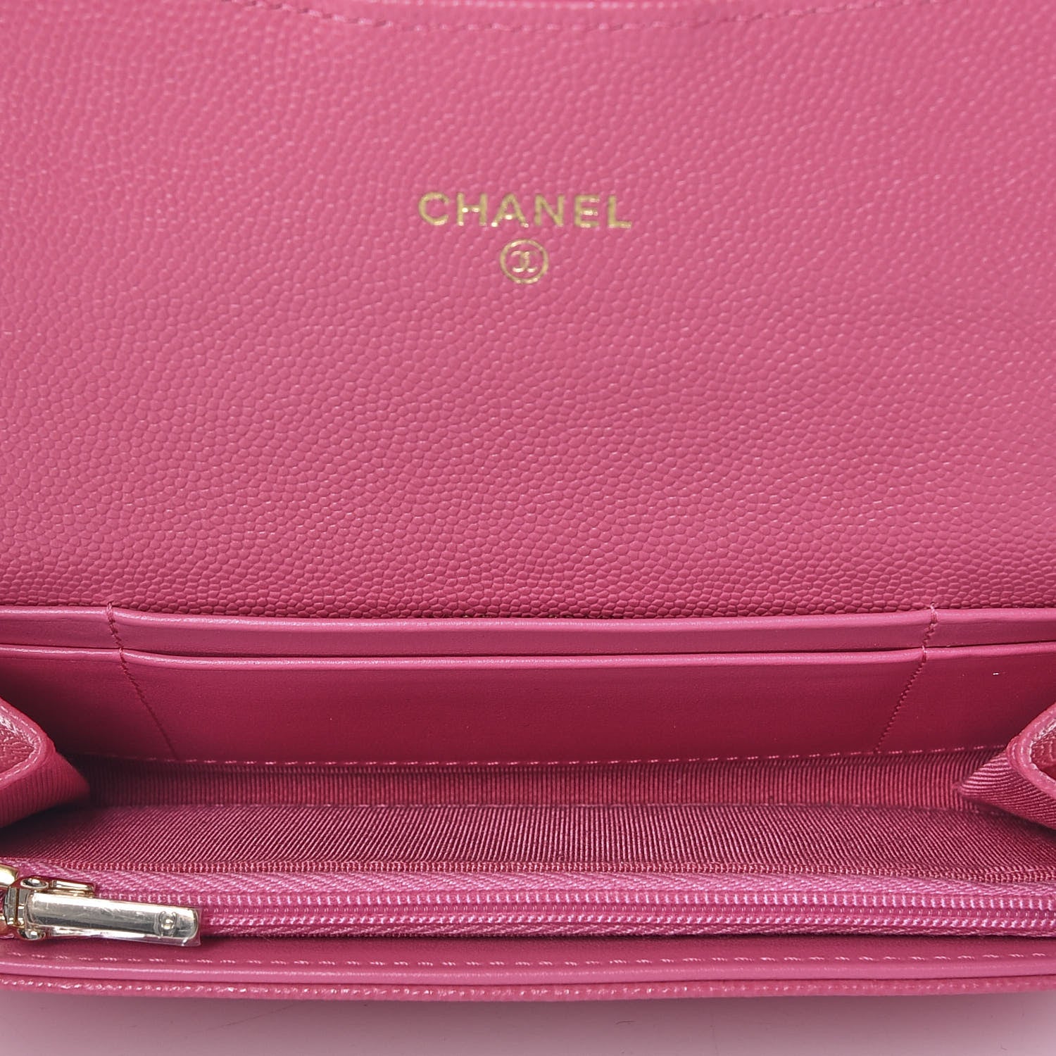 Chanel Caviar Quilted Large Flap Wallet Pink 5 of 10